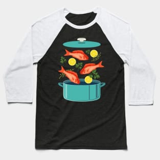 Fish Explosion! Baseball T-Shirt